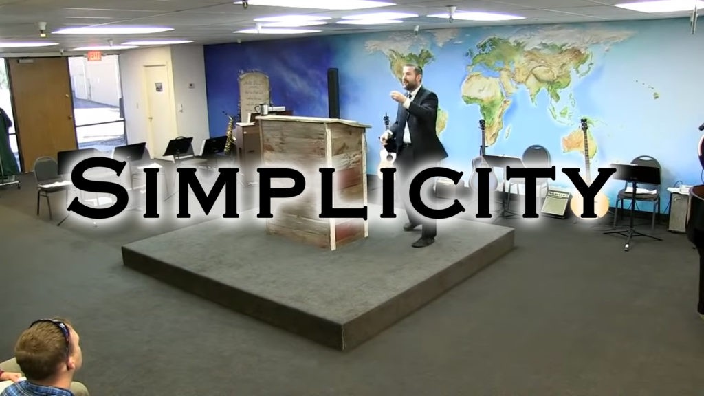 Simplicity | Steven Anderson Preaching