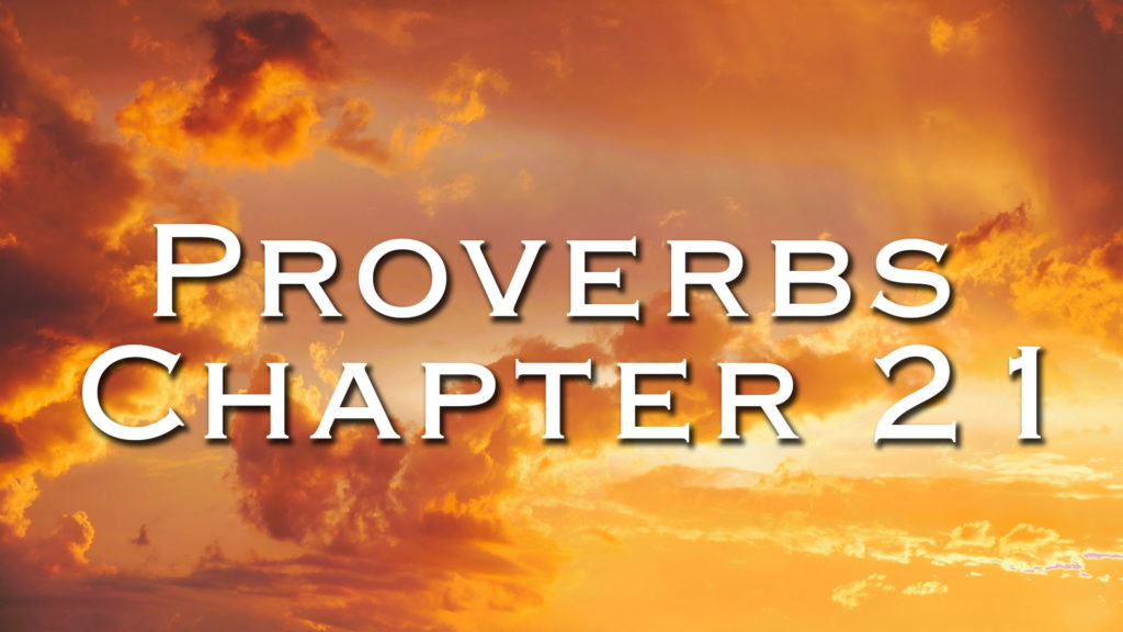 Proverbs Chapter 21 | Pastor Anderson