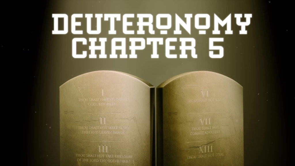 Deuteronomy Chapter 05 | Pastor Anderson