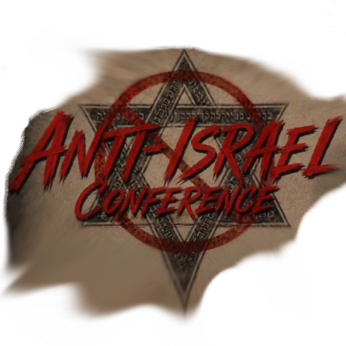 Anti-Israel Conference Logo Square Transparent